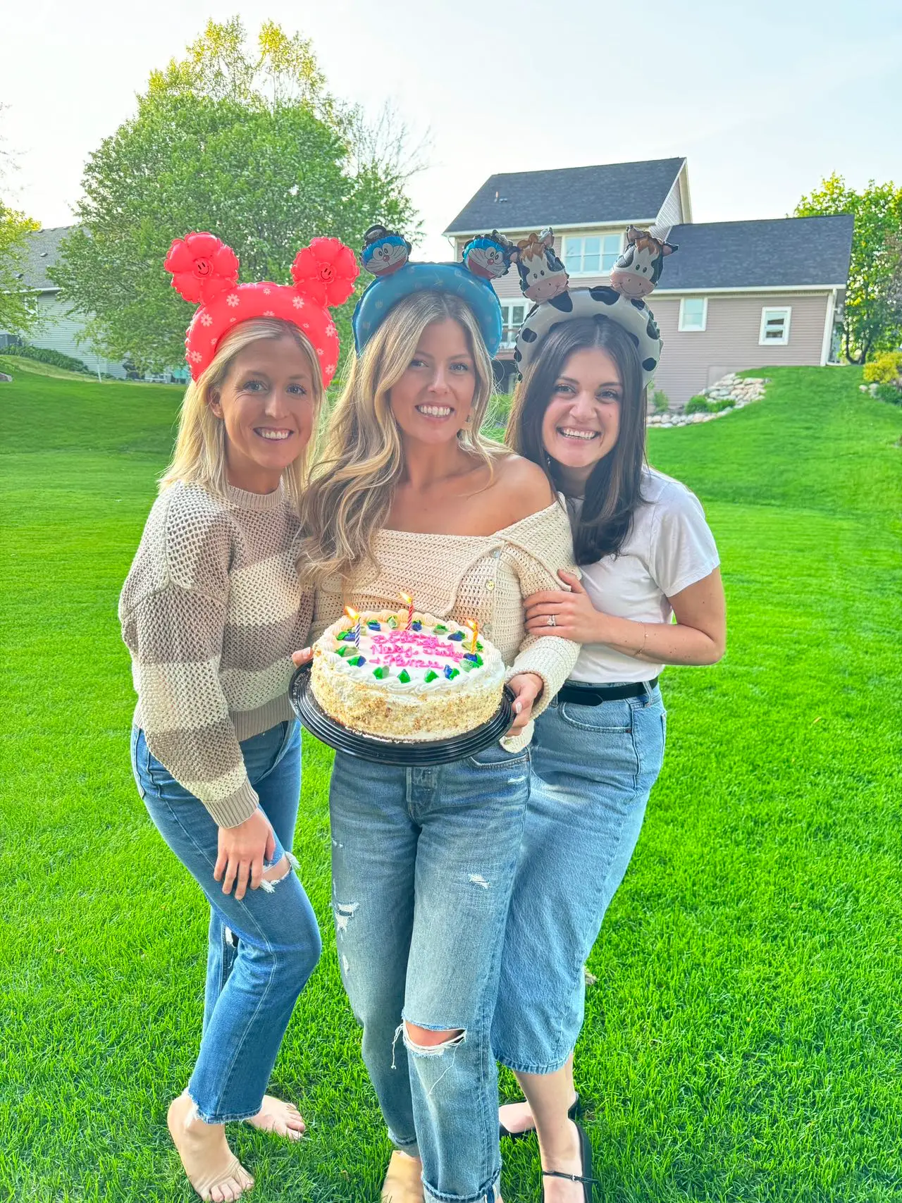 Outdoor private hibachi at home catering party for a large group in Bucks County, Pennsylvania.